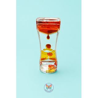 Sablier sensoriel anti-stress (Orange - Jaune)