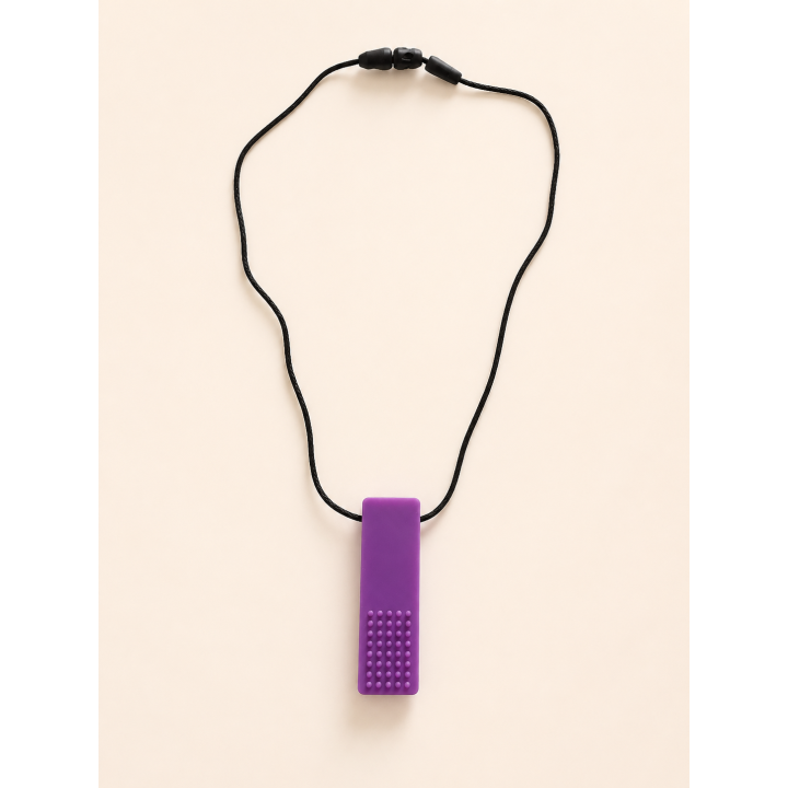 Collier sensoriel à mordiller - Brique