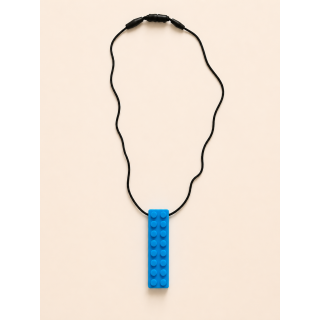 Collier sensoriel à mordiller - Brique