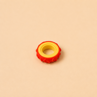 Anneau sensoriel rotatif – Rouge Jaune