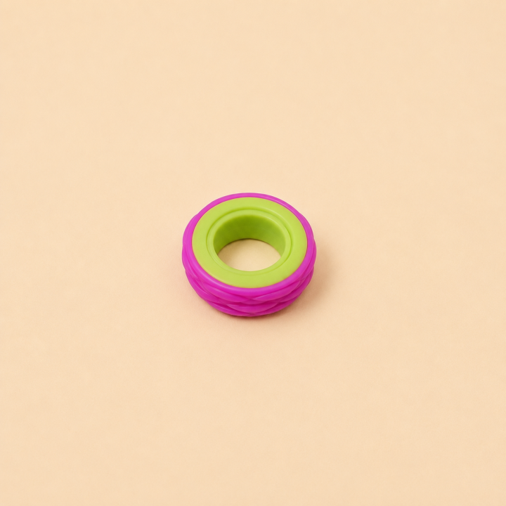 Anneau sensoriel rotatif – Rose Vert
