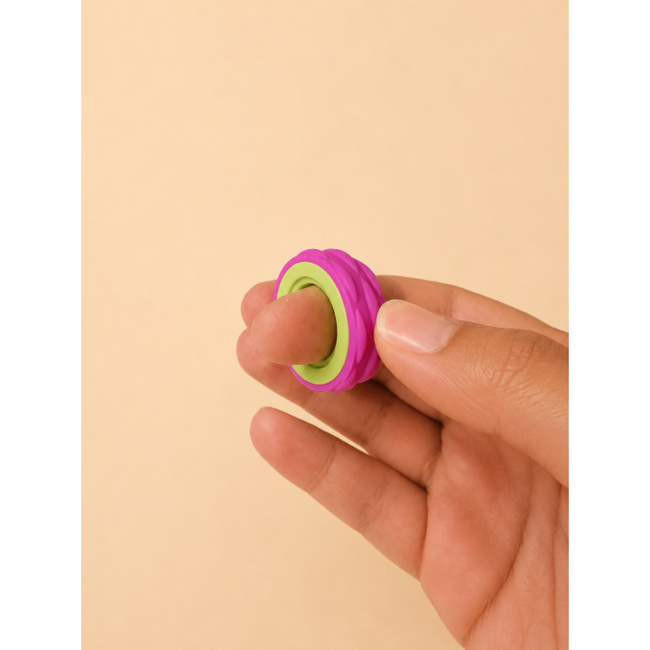 Anneau sensoriel rotatif – Rose Vert