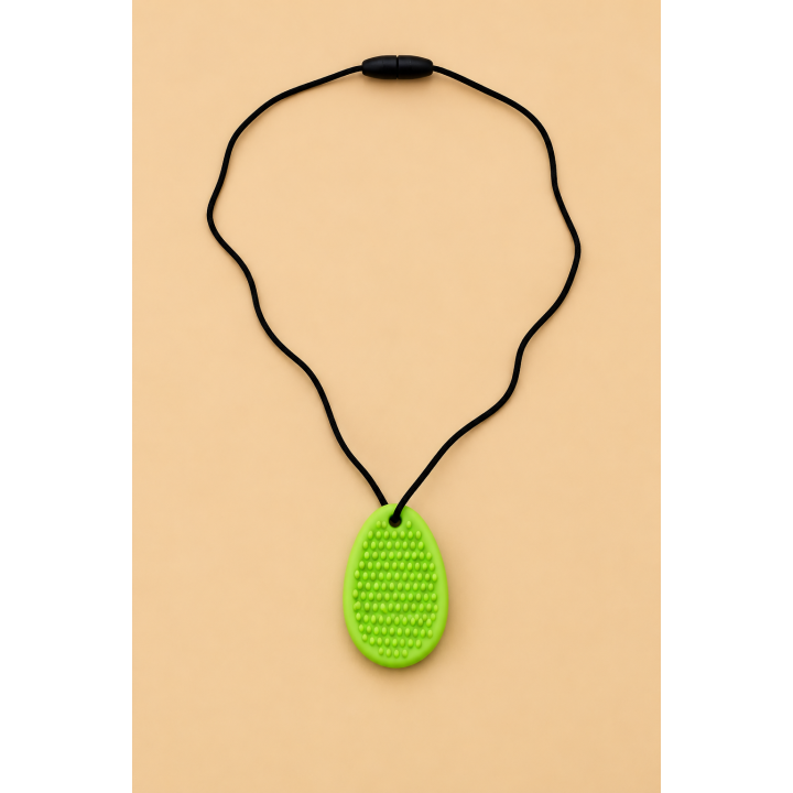 Collier à mordiller sensoriel – Ovale | Sensorya