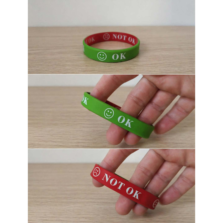 Bracelet OK / NOT OK – Bracelet sensoriel de communication