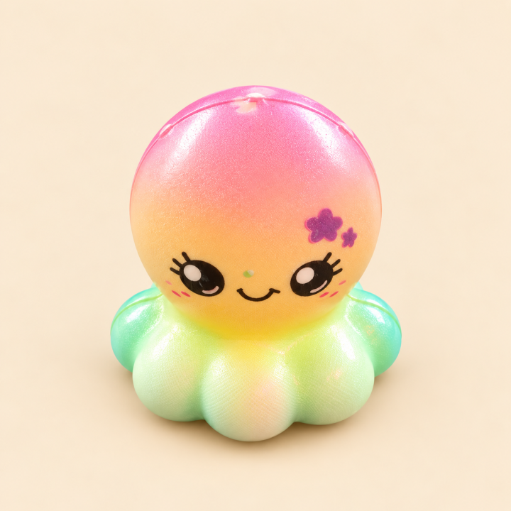 Squishy Pieuvre – Jouet sensoriel à presser | Sensorya