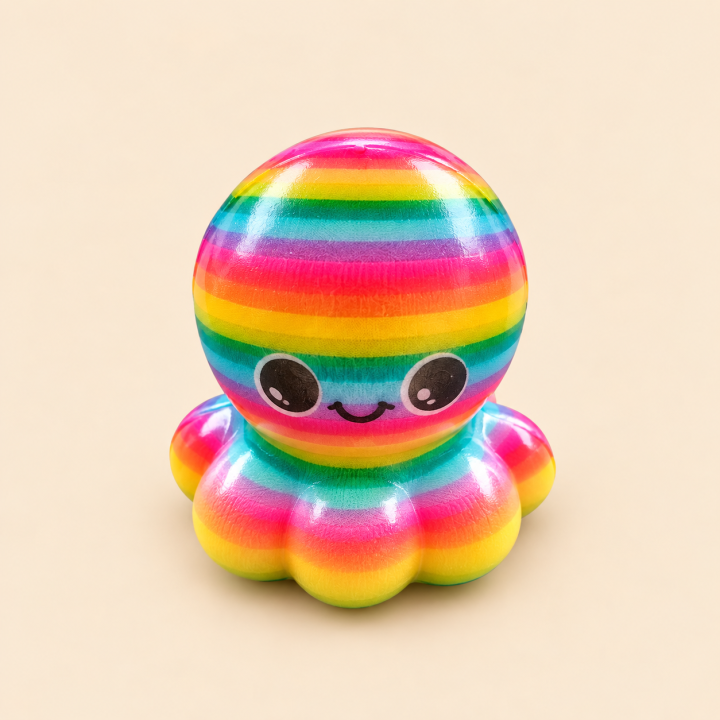 Squishy Pieuvre – Jouet sensoriel à presser | Sensorya