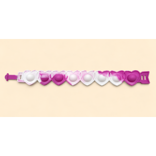 Bracelet sensoriel enfant Pop It à cœurs – Fidget anti-stress