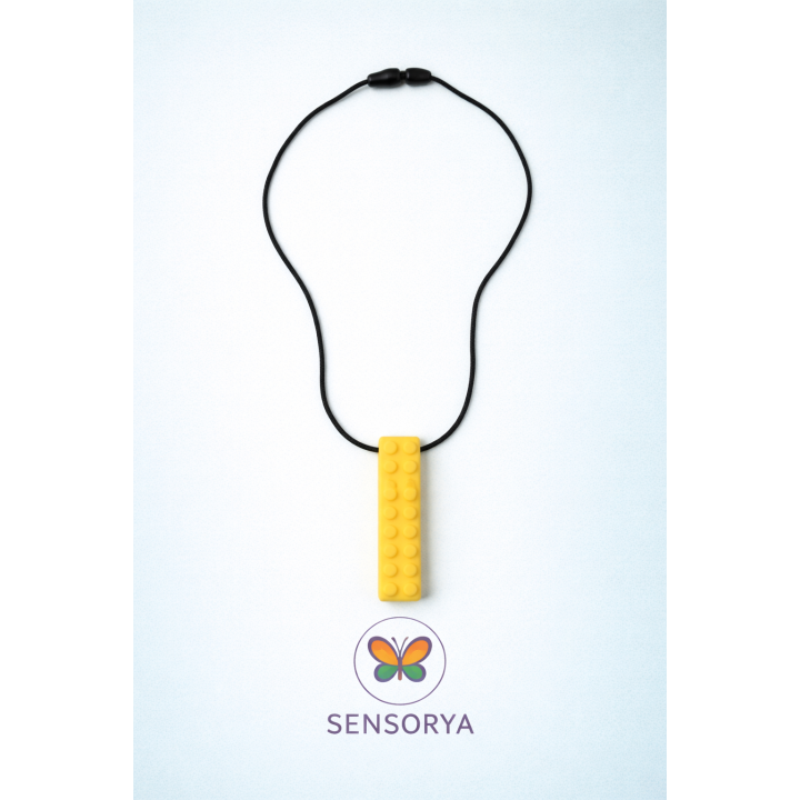 Collier sensoriel à mordiller - Légo