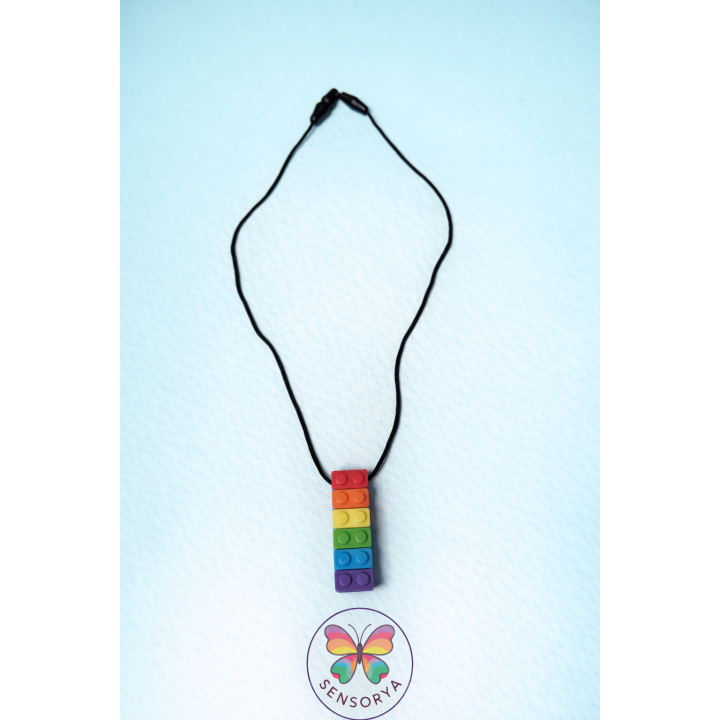 Collier sensoriel à mordiller - Légo