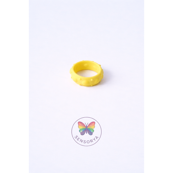 Bague sensorielle sillicone - Enfant