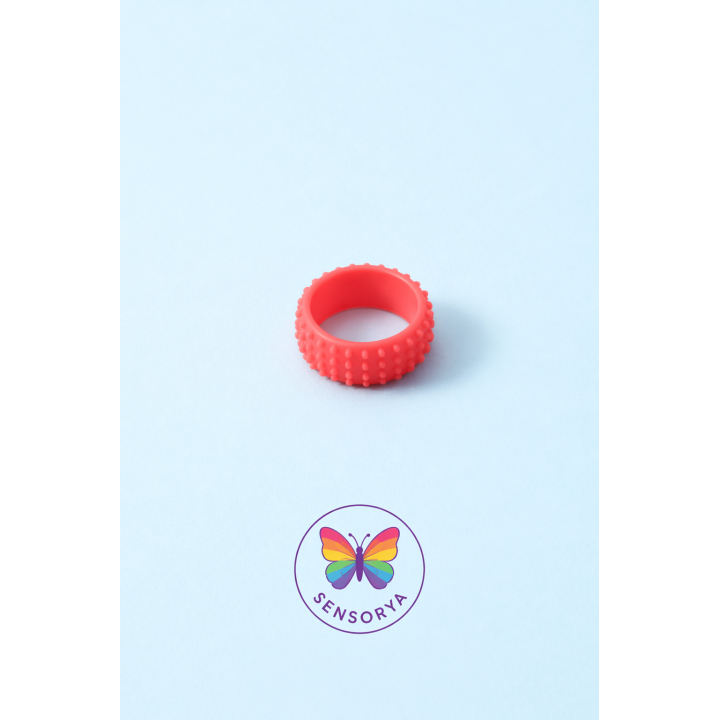 Bague sensorielle sillicone - Enfant