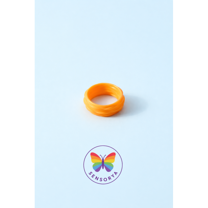 Bague sensorielle sillicone - Enfant